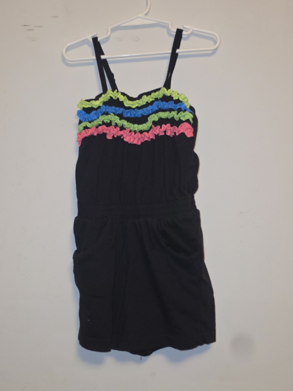 Bobbie Brooks Black Kids Bottoms with Lime Green Trim